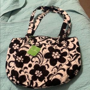 Black and white Vera Bradley purse